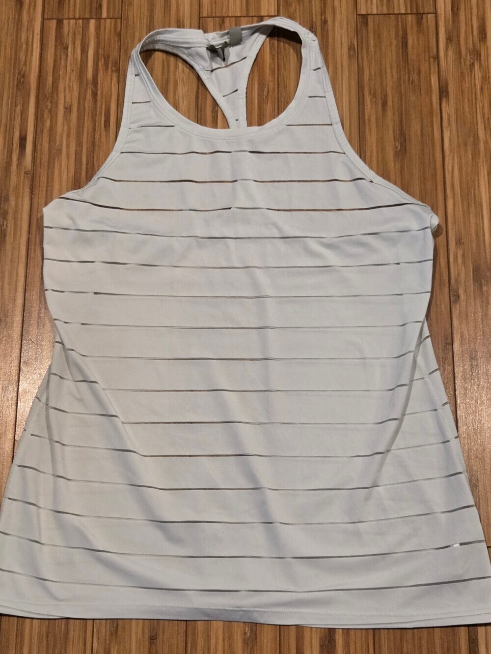 Athleta Women’s Sheer Striped Racerback Tank Top